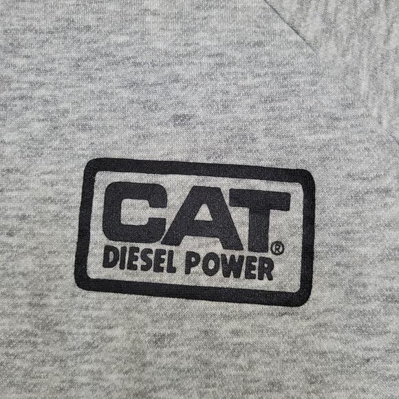 Vintage 90s CAT Diesel Power Sweatshirt S/M 19x22 USA - Picture 12 of 14